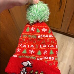 Festive Snoopy Holiday Beanie